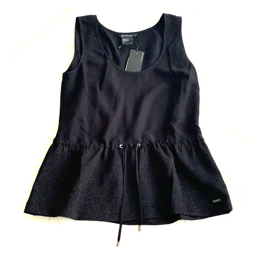 Brand new AX black blouse